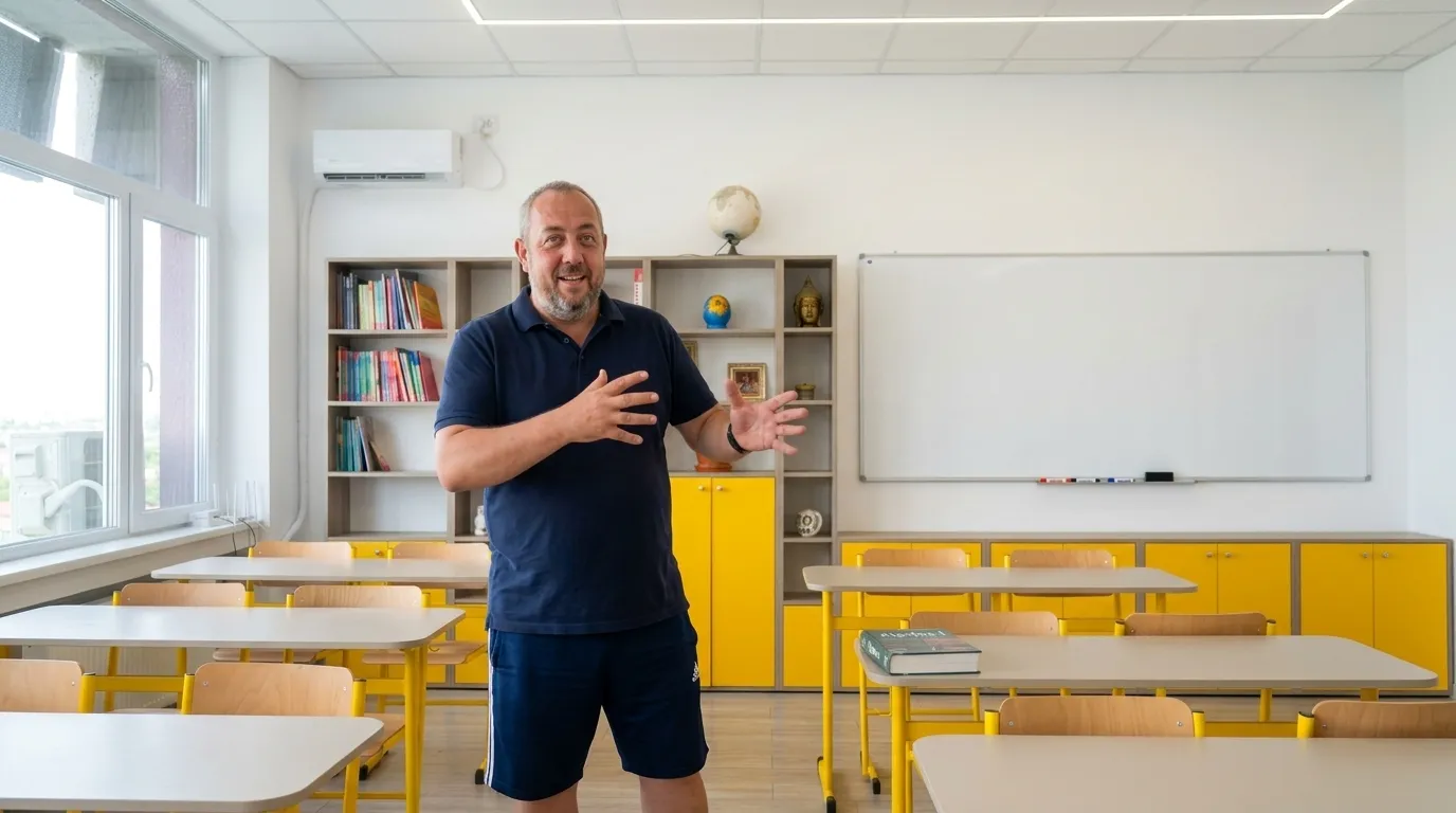 Profesorul Marius verifică proveniența unui subiect oficial de matematică